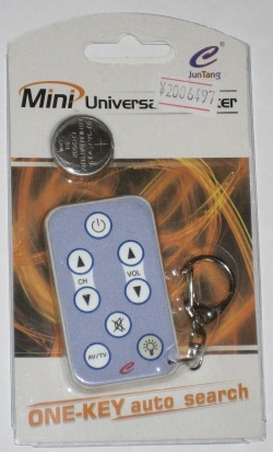универсальный минипульт с китайского диалэкстрима - Universal TV Remote Controller Keychain